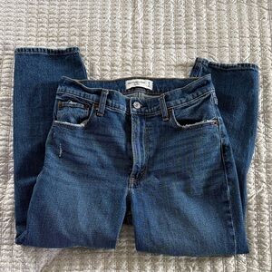 Abercrombie & Fitch High Rise Blue Jeans
